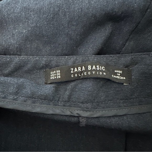 Zara Blue Dress Pants - Picture 5 of 6